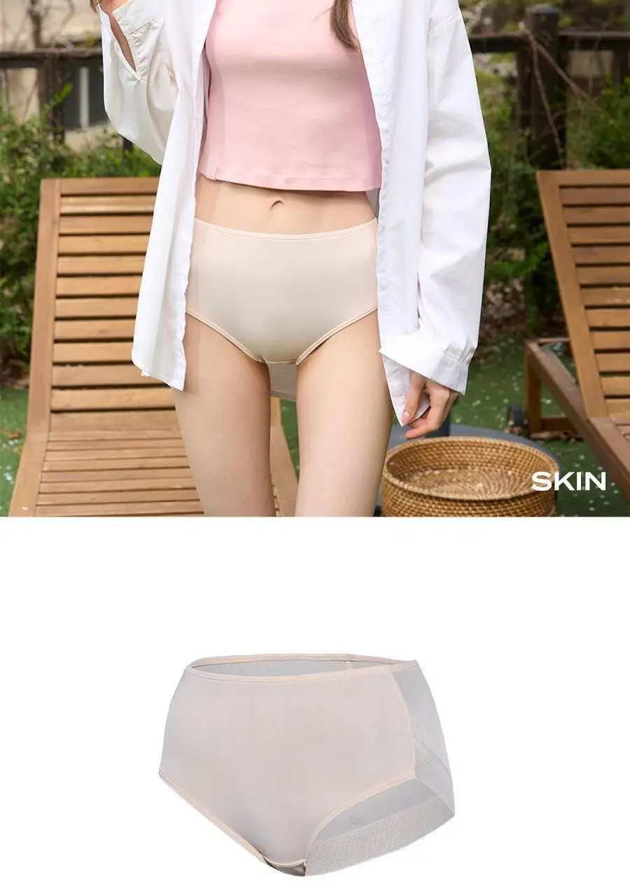 [속옷자국NO] 포에버21 노라인 인견 햄팬티 2PACK (스킨+블랙) 상세페이지 10